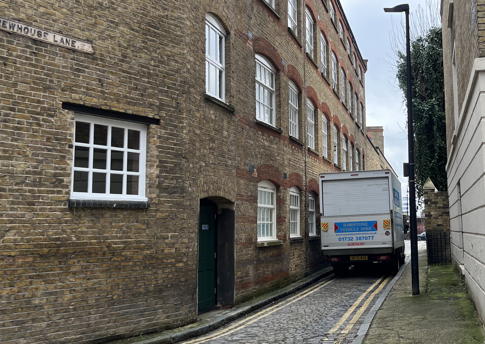 Arrival Notes for Bridewell Place, Wapping